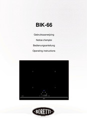 BORETTI BIK-66 Operating Instructions Manual