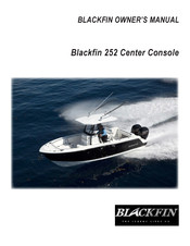 Blackfin 252 Center Console Owner's Manual