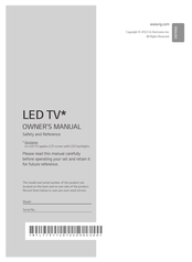 LG 75UQ801C0SB.ATC Owner's Manual