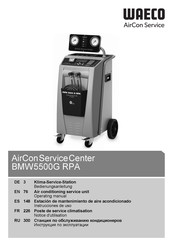 Waeco AirConServiceCenter BMW5500G RPA Operating Manual