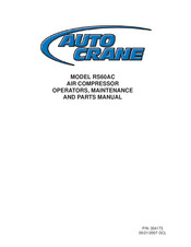 Auto Crane RS60AC Operator, Maintenance And Parts Manual