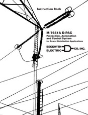 BECKWITH ELECTRIC M-7651A D-PAC Instruction Book