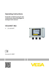Vega VEGAMET 862 Operating Instructions Manual