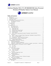 Ambient Weather WS-1551-IP User Manual