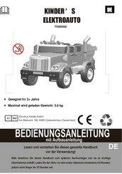 Decobus Handel TX305262 Owner's Manual