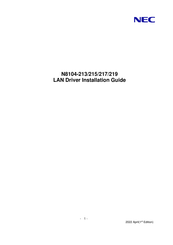 NEC N8104-213 Installation Manual