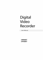 Costar Video Systems CR1625ET User Manual