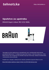 Braun MQ 5252 BKBL Manual