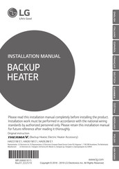LG HA061M E1 Installation Manual