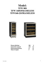 Tefcold TFW400-F Instruction Manual