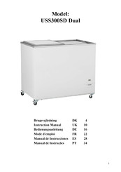 Tefcold USS300SD Dual Instruction Manual