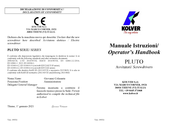 Kolver PLUTO 70 ANG Operator's Handbook Manual