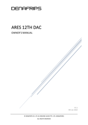 DENAFRIPS ARES 12TH DAC Owner's Manual