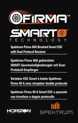 Horizon Hobby Spektrum Firma SPMXSER1040 Manual
