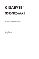 Gigabyte G363-SR0-AAX1 User Manual