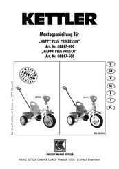 Kettler 08847-400 Assembly Instructions Manual