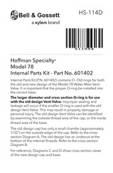 Xylem Bell & Gossett Hoffman Specialty 78 Manual