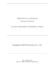 3RAY Electronics ECG-2301G Operation Manual