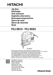 Hitachi FCJ 65V3 Handling Instructions Manual