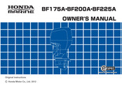 Honda Marine BF175A Owner's Manual