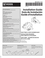 Moen TS330002 Installation Manual