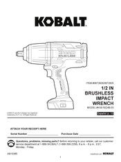 Kobalt KIW 5024B-03 Instruction Manual