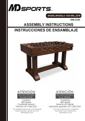 MD SPORTS SOC056 227B Assembly Instructions Manual