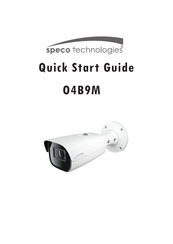 Speco O4B9M Quick Start Manual