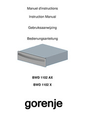 Gorenje 3838942467493 Instruction Manual