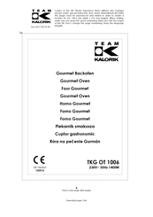 Team Kalorik TKG OT 1006 Operating Instructions Manual