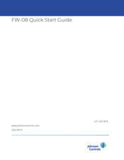 Johnson Controls FW-08 Quick Start Manual