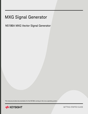 Keysight N5186A Getting Started Manual