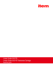 ITEM Linear Guide 6 60 PS Assembly Manual