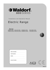 Waldorf RNB8610SE Installation And Operation Manual