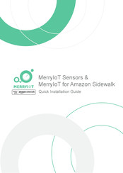 Browan MerryIoT Sensors Quick Installation Manual