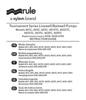 Xylem rule Tournament 401FC Instruction Manual