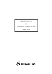 MIYAWAKI ER120-8 Operating Manual