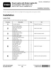 Toro 02917 Installation Instructions Manual