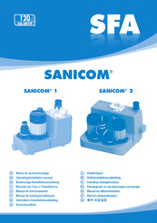 Sfa SANICOM 1 Operating & Installation Manual