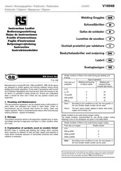 RS V10948 Instruction Leaflet