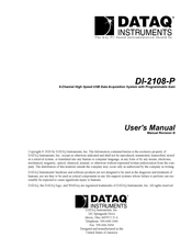 Dataq Instruments DI-2108-P User Manual