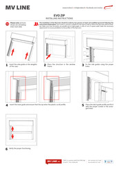 MV LINE EVO ZIP Installation Instructions