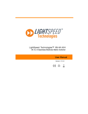 LightSpeed Technologies MV-4K-4X4 User Manual