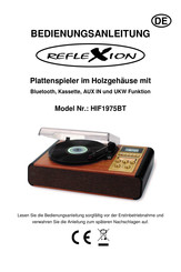 Reflexion HIF1975BT User Manual