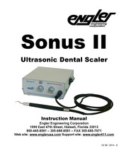 Engler Sonus II Instruction Manual