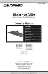 Hayward WFS584B6LED Owner's Manual