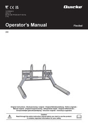 Quicke 200 Operator's Manual