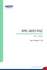 Asus AAEON EPIC-ADS7-PUC User Manual