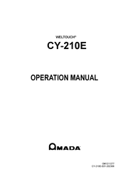 Amada WELTOUCH CY-210E Operation Manual