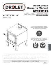 Drolet DB03033 Owner's Manual